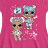 Girls' - LOL Surprise! - LOL Hi Bae! Fit & Flair Cap Sleeve Dress - 2 of 2