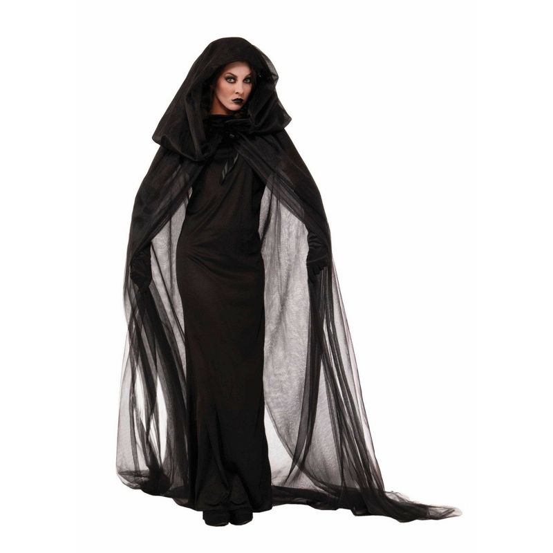 Forum Novelties Womens Black Haunted Dress Costume, 1 of 3