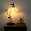 DORESshop Milk White Glass Flower Lampshade Replacement 1.7 Fitter Width for Traditional Lighting Fixtures, 8.5 in. - 3 of 4