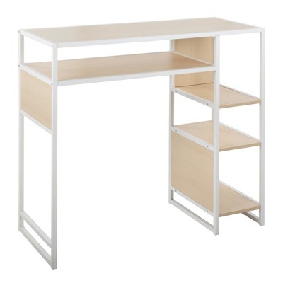 NicBex Dining Table Kitchen Table Display Farmhouse Bar Height Table with Storage Space for Dining Room