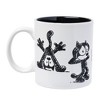Silver Buffalo Felix the Cat Hand Drawn 20oz Wax-Resist Ceramic Mug - 4 of 4
