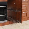 LOVMOR Pull Out Cabinet Organizer and Storage (7" W x 21" D) 2-Tier Pull Out Shelf Storage for Kitchen Base Cabinet Black - 4 of 4