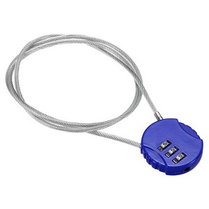Unique Bargains Gym Locker Small 3 Digit Padlock Combination Locks - 1 of 4
