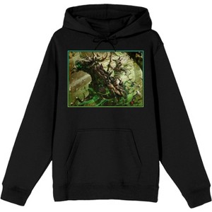 Magic the Gathering Gang of Elk Men's Black Graphic Hoodie - 1 of 2