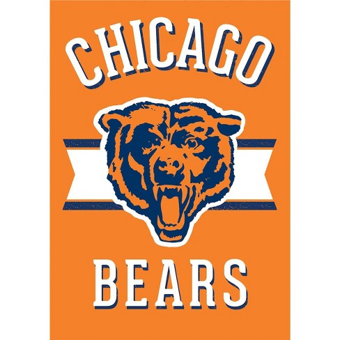 Briarwood Lane Retro Chicago Bears Garden Flag Nfl Double-sided 18