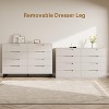 7 Dresser For Bedroom, 47.2" Wide Dresser, Freestanding Vertical Drawer Cabinet With Storage, Wooden Closet Storage Chest For Living Room - 4 of 4
