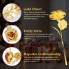 MEDca 24k Gold Rose with Luxury Gift Box - 10-inch Golden Rose Metal, Gifts Idea for Women, Loved Ones, Mom, Wife, Girlfriend, Grandma, Mother's Day - 2 of 4