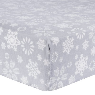 Trend Lab Flannel Fitted Crib Sheet