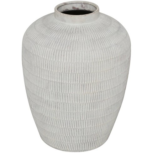 Artisan Handcrafted Ceramic Vase - Grey