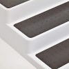 Home Intuition 3-Tier Non-Skid Spice Rack Step Shelf Pantry Kitchen Cabinet Organizer, 14.4-inch, White-Grey, 2 Pack - 3 of 4