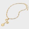 SUGARFIX by BaubleBar Star Power Y-Line Necklace - Gold: Lobster Claw Clasp, Zinc Material, Statement Piece - 3 of 4