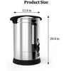 GustoWave Commercial Coffee Urn, Stainless Steel Large Coffee Dispenser for Catering, Events, Weddings & Parties, Heavy-Duty - 2 of 4