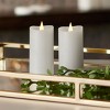 Christmas Classic Motion Flameless Candle 2x4 Set of 2, White - 2 of 4