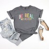 Simply Sage Market Women's Be Real Not Perfect Gold Short Sleeve Garment Dyed Tee - S - Pepper - 3 of 3