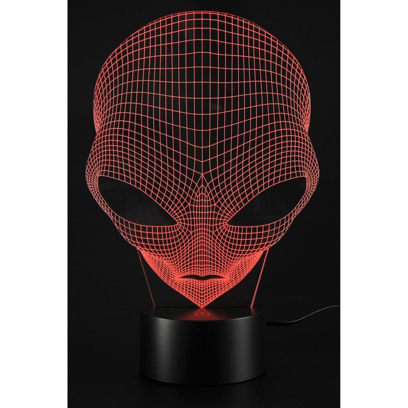 Link 3D Alien Lighting Laser Cut Precision Multi Colored LED Night Light Lamp - Great For Bedrooms, Dorms, Dens, Offices and More!, 4 of 9