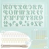 JDICTION 182Pcs Fancy Alphabet Silicone Resin Molds Kit - Reversed Letter Keychain Casting Set with Hand Drill, Key Rings & Screw Pins - 2 of 4