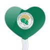 Norfolk State University Primary Logo Heart Love Cupcake Picks Toppers Decoration Set of 6 - 2 of 4
