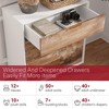 VANIRROR 4- Drawer Dresser & Chest Storage Organizer Unit Commode Bedroom Dresser - 3 of 4