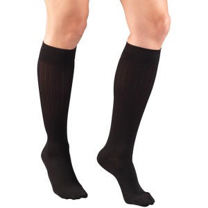 Truform Compression Socks, 15-20 mmHg, Women's Dress Socks, Knee High Over Calf Length - 1 of 4