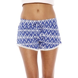 Just Love High Waisted Women Shorts - Summer Pom Pom Beach Shorts - 1 of 3