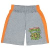 Nickelodeon Teenage Mutant Ninja Turtles Big Boys 3 Piece T-Shirt, Shorts and Jogger Pants Set - Orange, 12 - 4 of 4