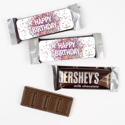 44 Pcs Bulk Birthday Candy Hershey's Snack Size Chocolate Bar Party ...