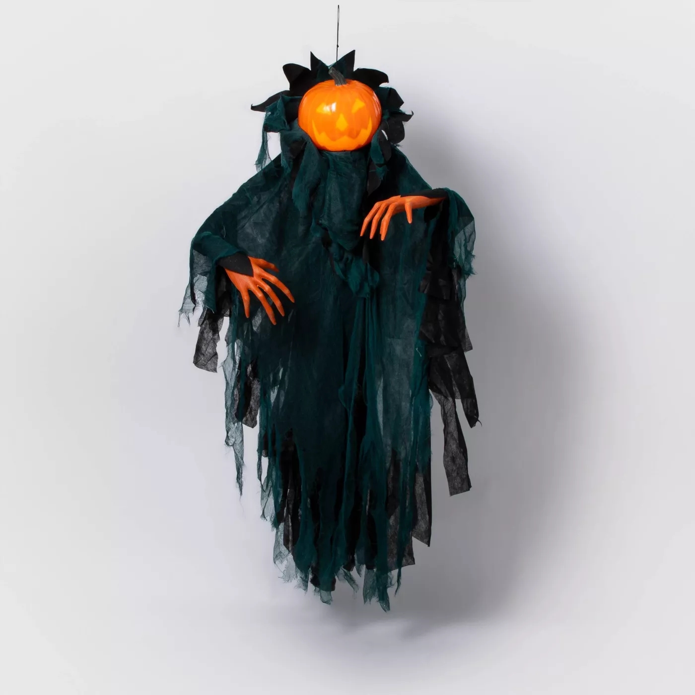 Animated (Lights & Sounds) Decorative Halloween Pumpkin Ghoul - Hyde & EEK! Boutique™ - image 1 of 3