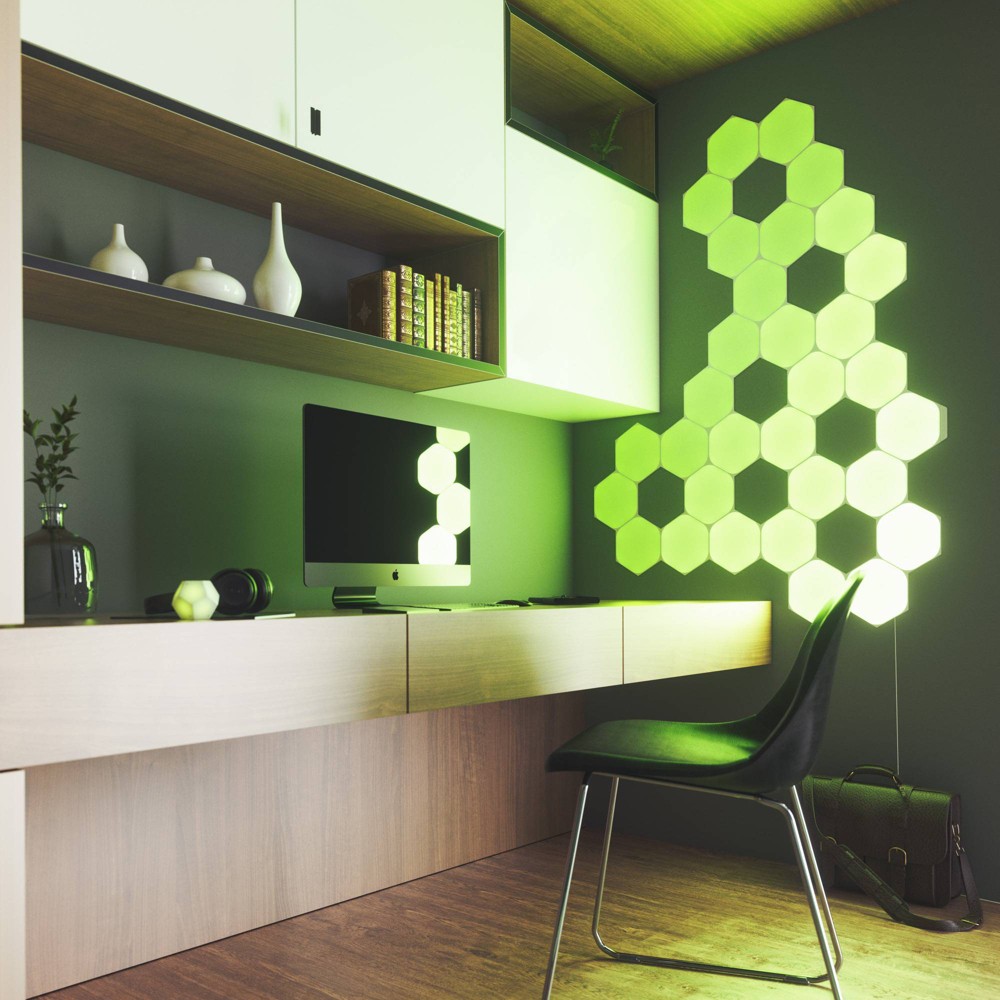 Photos - Chandelier / Lamp Nanoleaf 3pk Shapes Hexagon Expansion Kit LED Light Bulbs 