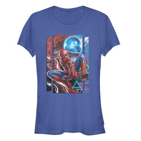Men's Marvel Spider-man: Far From Home Battle Buds T-shirt - Royal Blue -  Large : Target