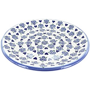Blue Rose Polish Pottery A113 Andy Dinner Plate - 1 of 2