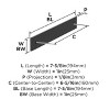 Amerock Ladera Backplate for Cabinet Knobs and Pulls - 3 of 4