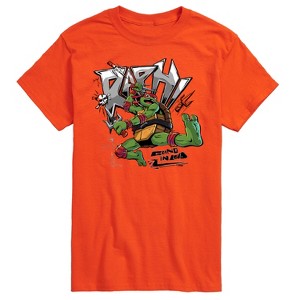 Men's - Teenage Mutant Ninja Turtles - Raphael Going In Loud Short Sleeve Graphic T-Shirt - 1 of 4