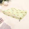 Unique Bargains Floral Quilted Clutch Makeup Bag Yellow Orange 1 Pc - 3 of 3