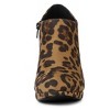 Allegra K Women's Platform Round Toe Chunky Heel Ankle Booties - 3 of 4