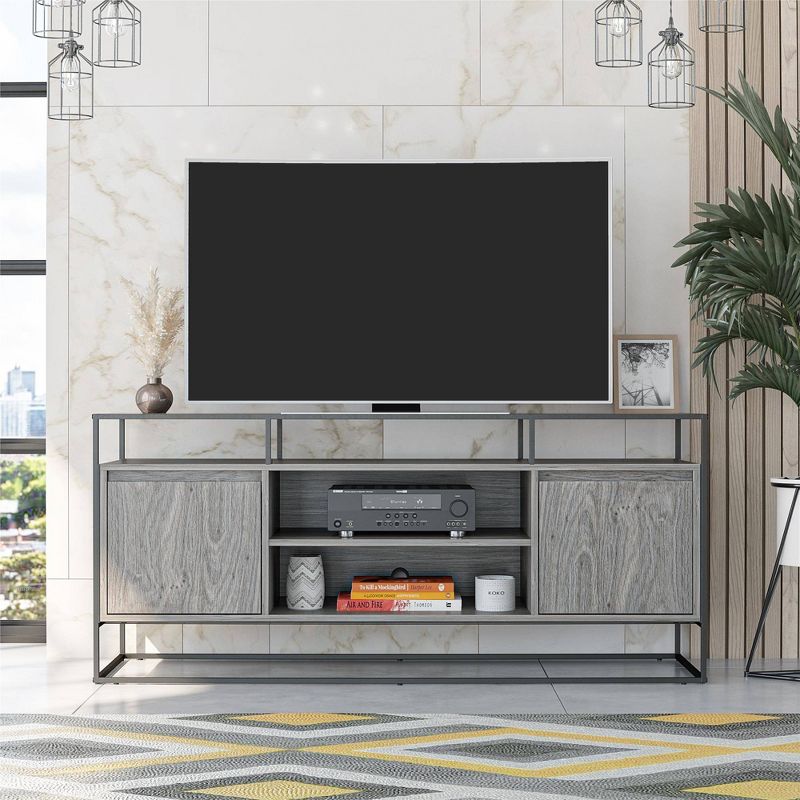 Creswell Modern Media Console TV Stand For TVs Up To 54"  - Room & Joy, 4 of 12