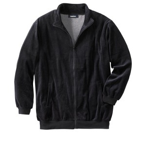 KingSize Tall Velour Full-Zip Jacket - 1 of 2