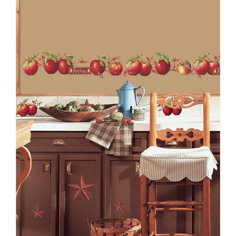 Country Apples Peel and Stick Wall Decal Red - RoomMates, 6 of 8