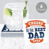Big Dot of Happiness Happy Father's Day - Funny We Love Dad Party Decorations - Drink Coasters - Set of 6 - 2 of 4