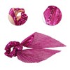 Unique Bargains Cute Rose Pearl Scrunchie Hair Elastic Band 1 Pc - 3 of 4