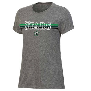 NHL Dallas Stars Women's Gray Short Sleeve Fashion T-Shirt - 1 of 3