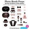 Big Dot of Happiness Rose Gold Happy New Year - 2026 New Year's Eve Party Photo Booth Props Kit - 20 Count - 4 of 4