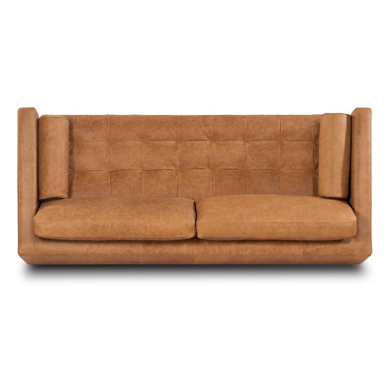 Florence Mid-Century Modern Sofa Cognac Tan - Poly &#38; Bark, 5 of 16