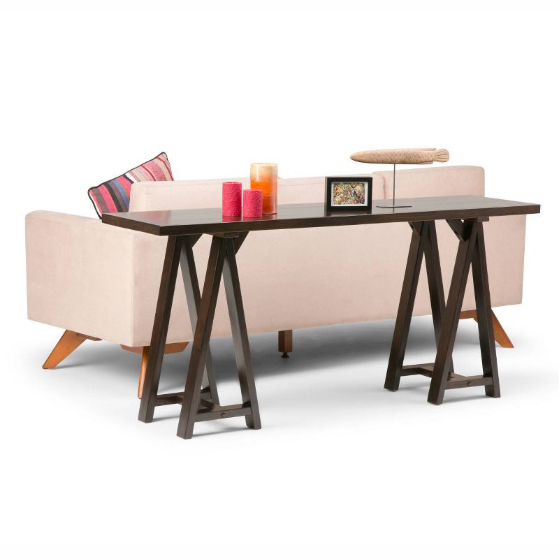 50" Hawkins Solid Wood Console Sofa Table - Wyndenhall, 3 of 11