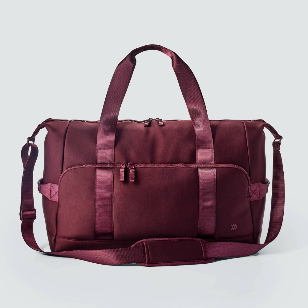 Faux Neoprene Weekender Bag - All In Motion™ Maroon