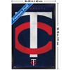 Trends International MLB Minnesota Twins - Logo 25 Framed Wall Poster Prints - 3 of 4