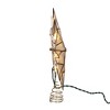 Kurt Adler 10.5-Inch 10-Light 12 Point Capiz Star with Center Gem Tree Topper - 4 of 4