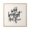 Chelcey Tate 'Wild Barefoot And Free' Framed Wall Art Black - Deny Designs - 4 of 4
