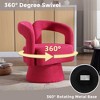 CAVINAS 360 Degree Swivel Chair Cuddle Barrel Accent Chair Upholstered Armchair - 4 of 4