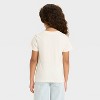 Toddler Girls' Cupcake Graphic T-Shirt - Cat & Jack™ Cream - 3 of 4
