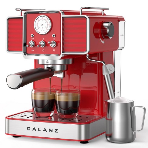 Galanz Americas Retro Pump Expresso Machine-red : Target